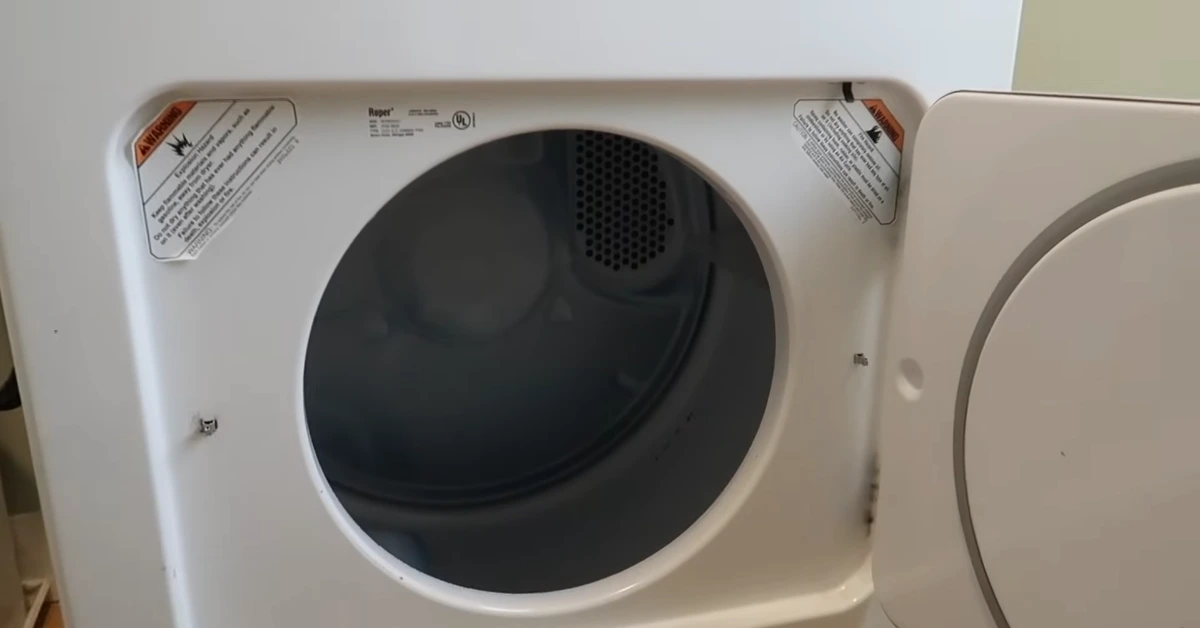 Technician servicing a gas, electric, or ventless dryer in Ventura, CA